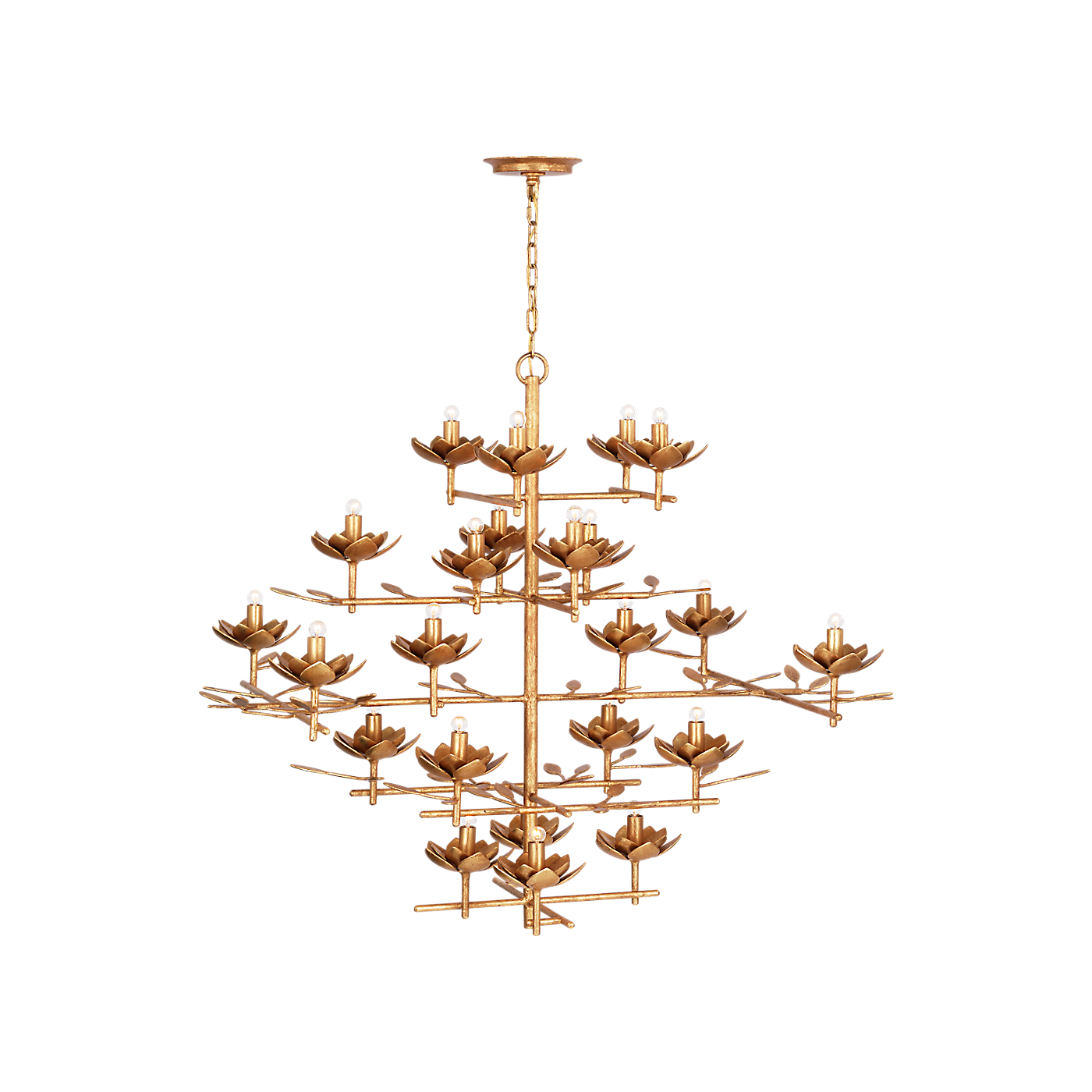 Clementine 48" Tiered Entry Chandelier