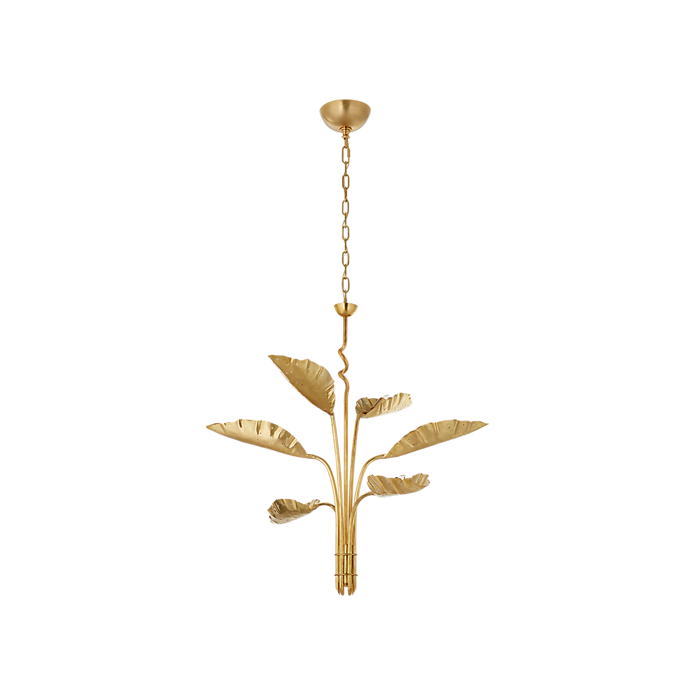Dumaine Medium Pierced Leaf Chandelier