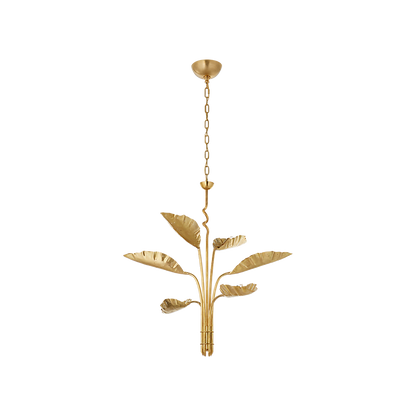 Dumaine Medium Pierced Leaf Chandelier