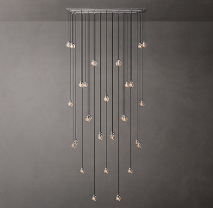 Pearl Rectangular Chandelier 72"