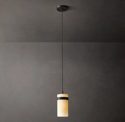 Ravelle Milk Glass Pendant 5"