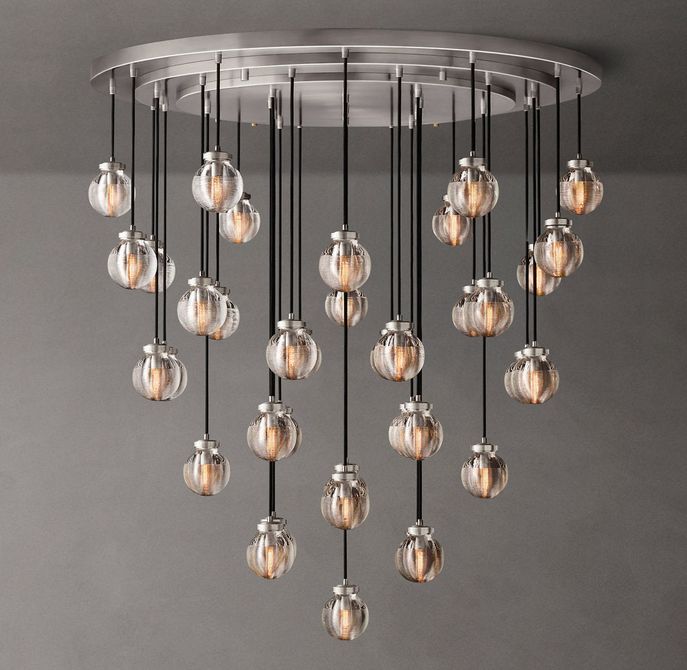 Pearls Circular Chandelier 48"