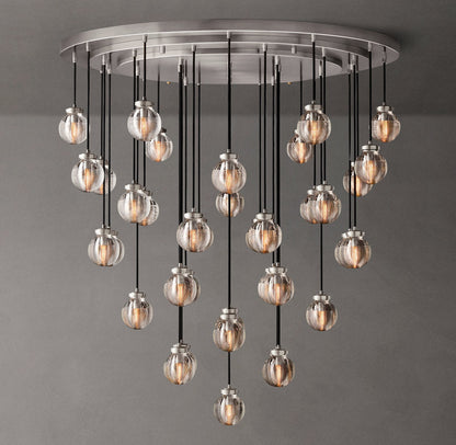 Pearls Circular Chandelier 48"