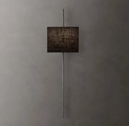Vela Octagonal Bar Sconce - Rectangular Shade