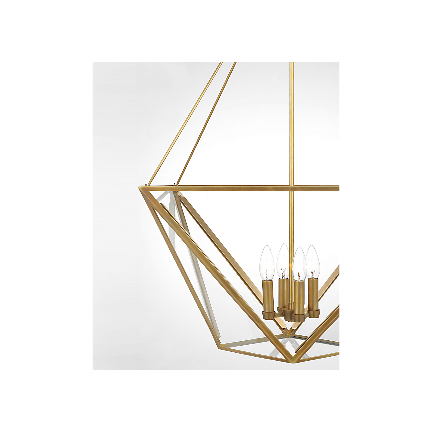 Lorino Large Lantern with Clear Glass
