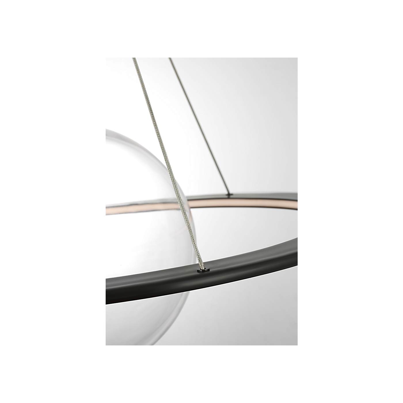 Cosmos 28" Ring and Orb Chandelier