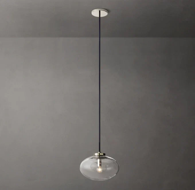 Cabrette Clear Glass Pendant