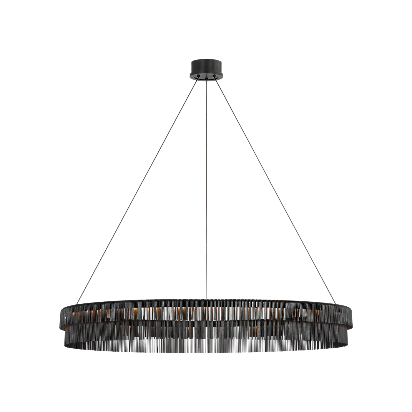 Differo 50" Layered Ring Chandelier