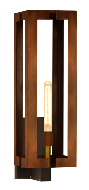 Aurora Copper 2 Light 33" Tall Electric Outdoor Wall Sconce