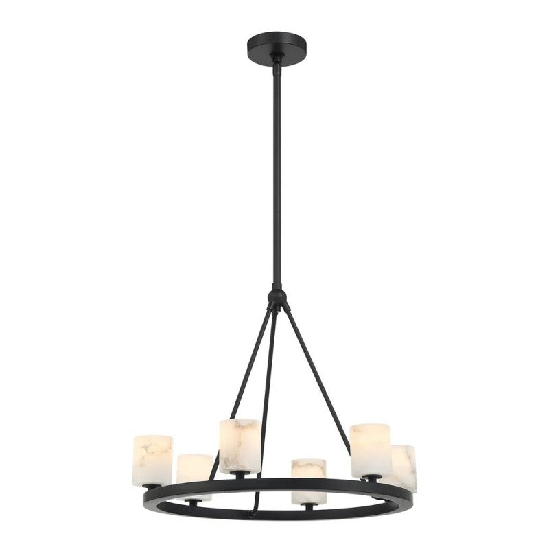 Agron 6 Light Alabaster Chandelier