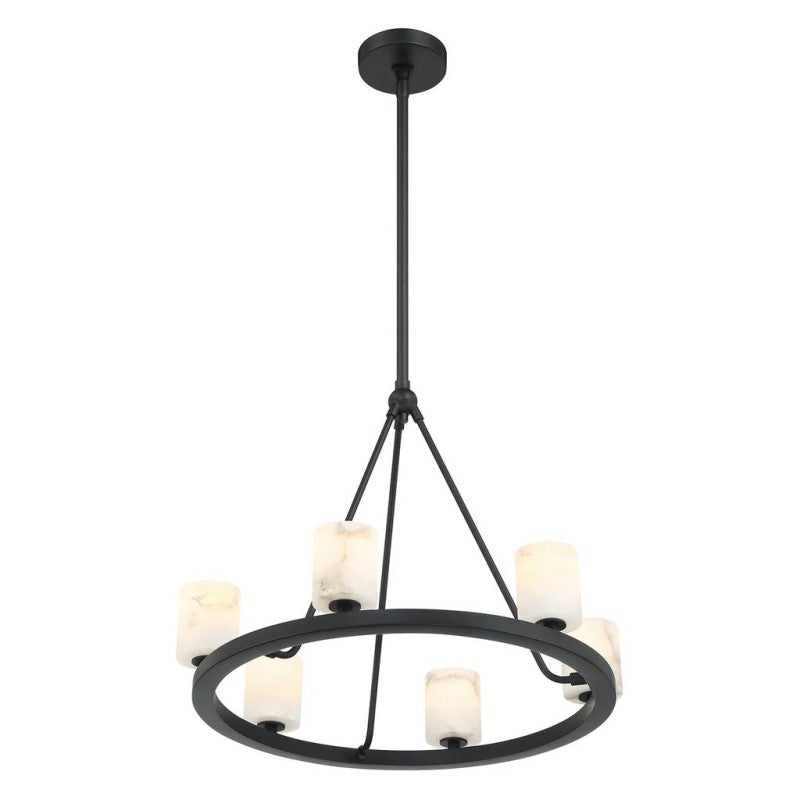 Agron 6 Light Alabaster Chandelier