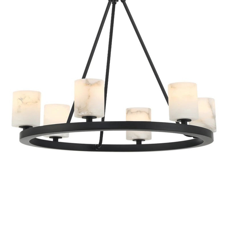 Agron 6 Light Alabaster Chandelier