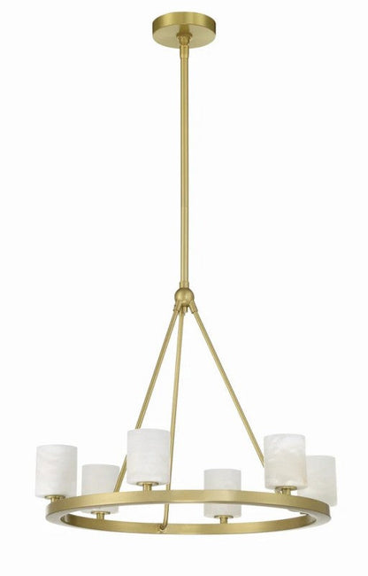 Agron 6 Light Alabaster Chandelier