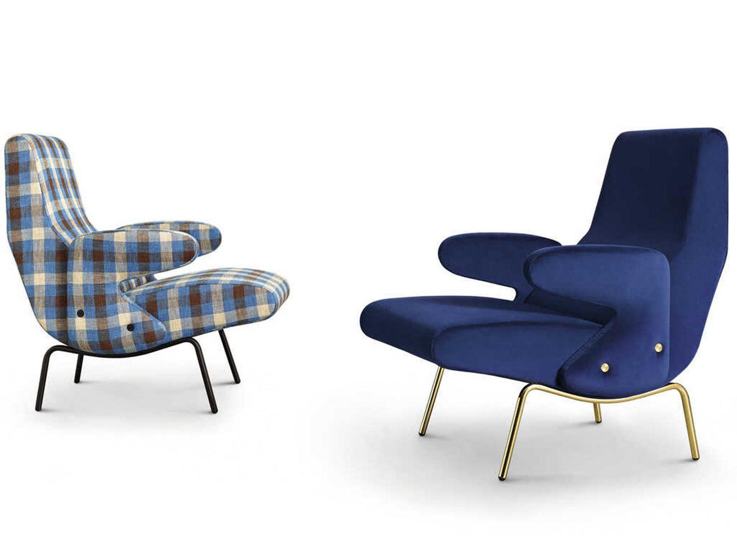 Delfino Upholstered Armchair by Erberto Carboni