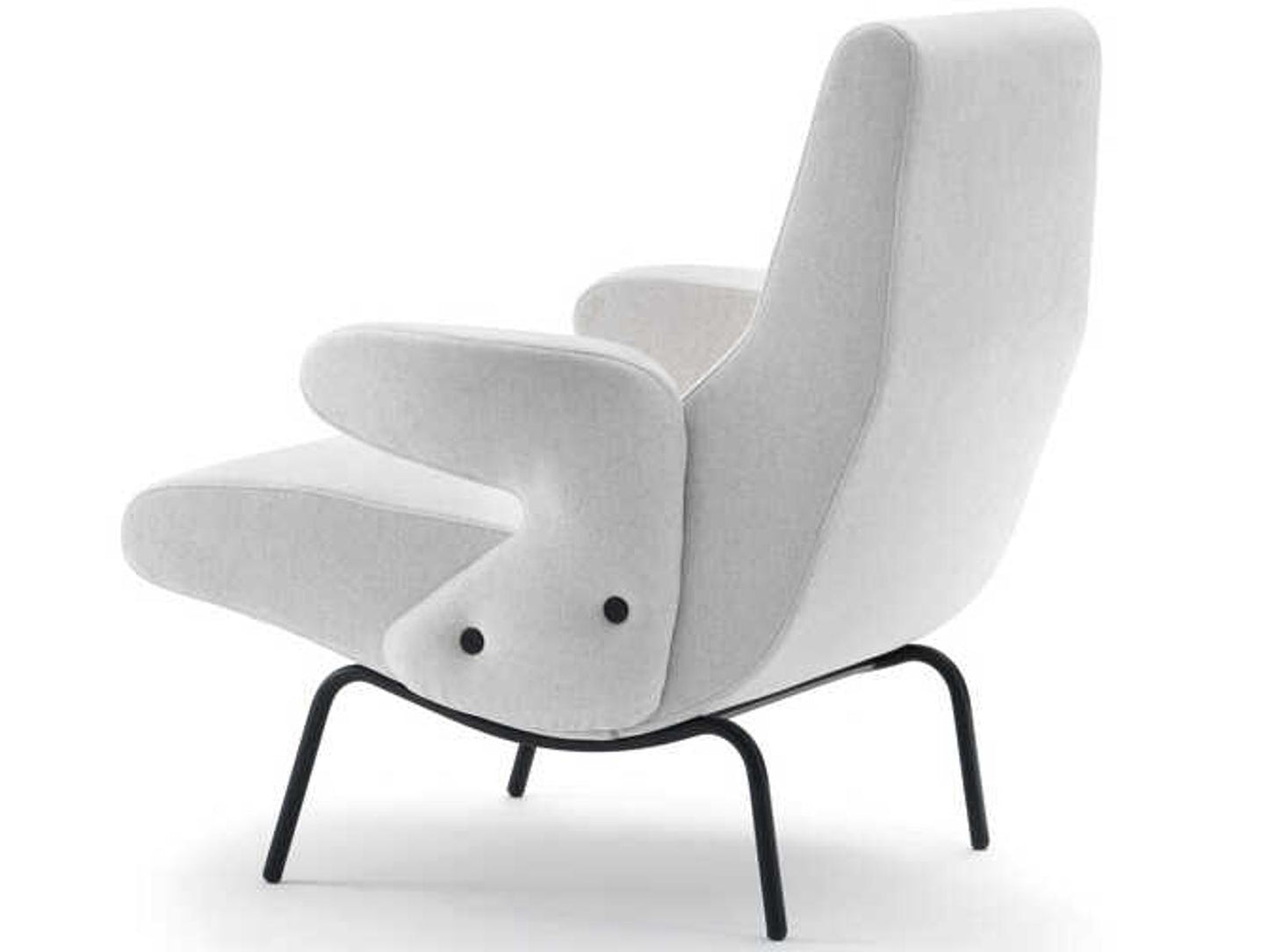 Delfino Upholstered Armchair by Erberto Carboni
