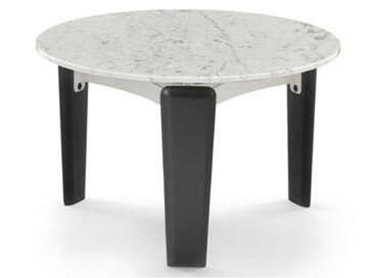 Tablet Round Marble End Table