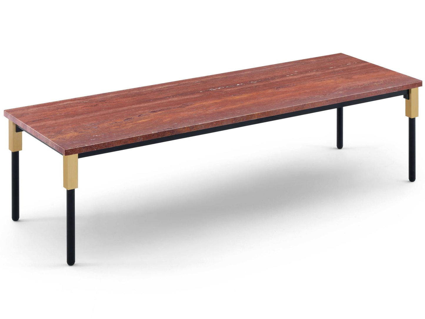 Match Rectangular Marble Coffee Table
