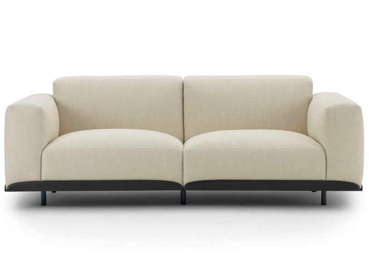Claudine L Upholstered 3-Seat Sofa with Metal Details