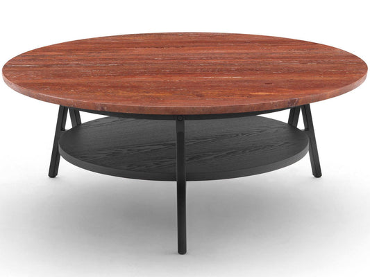Cradle Round Marble Coffee Table by Neri and Hu