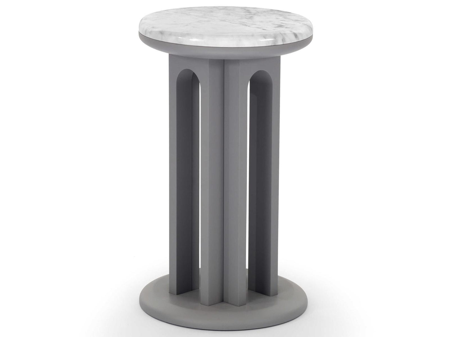 Arcolor Round Marble End Table