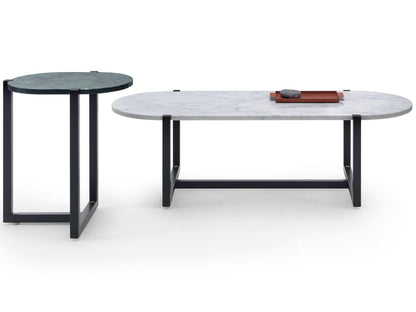 Sigmund Oval Marble Coffee Table