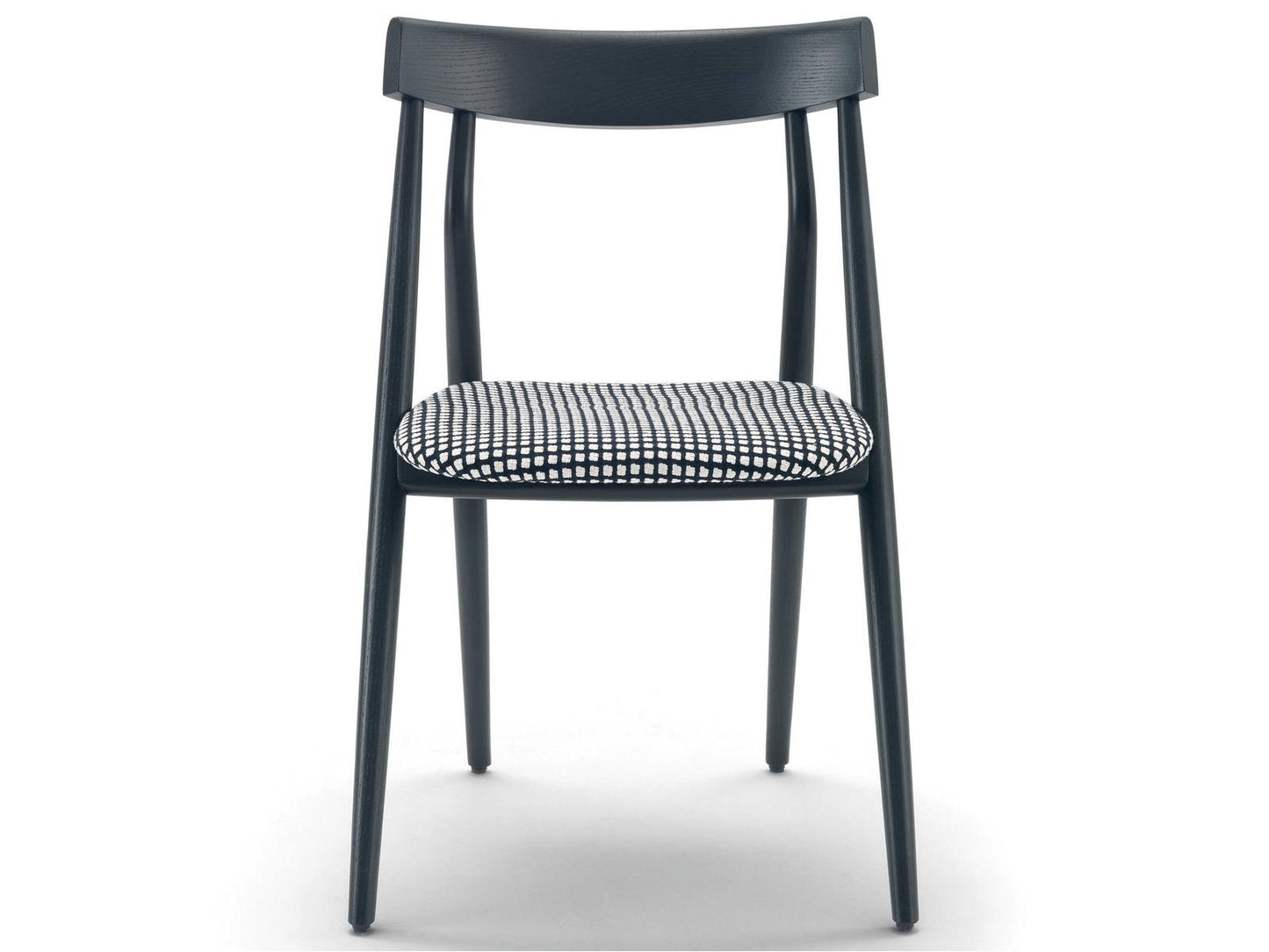 Lizzy Ash Wood Natural Upholstered Armless Dining Chair