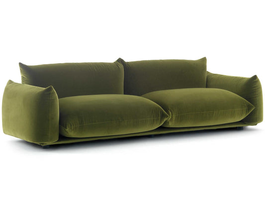 Marenco 3-Seat Upholstered Fabric Sofa by Mario Marenco