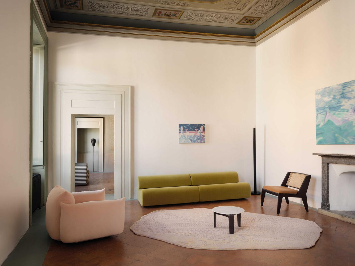 Marenco Armchair Plush Modular Upholstered Design