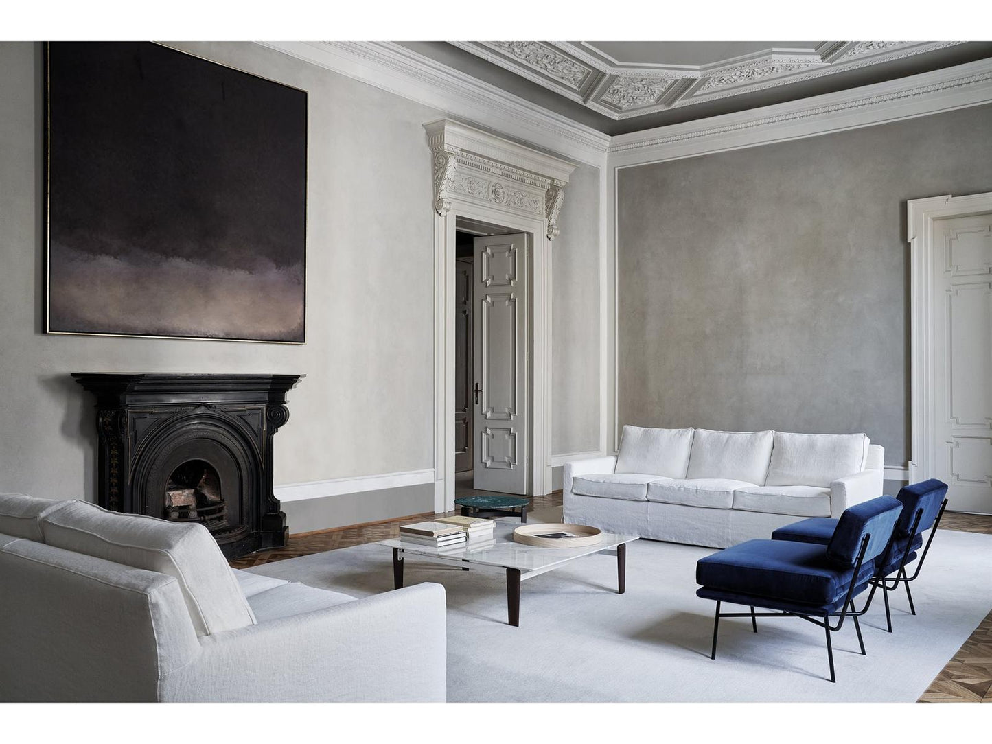 Tablet Round Marble Coffee Table