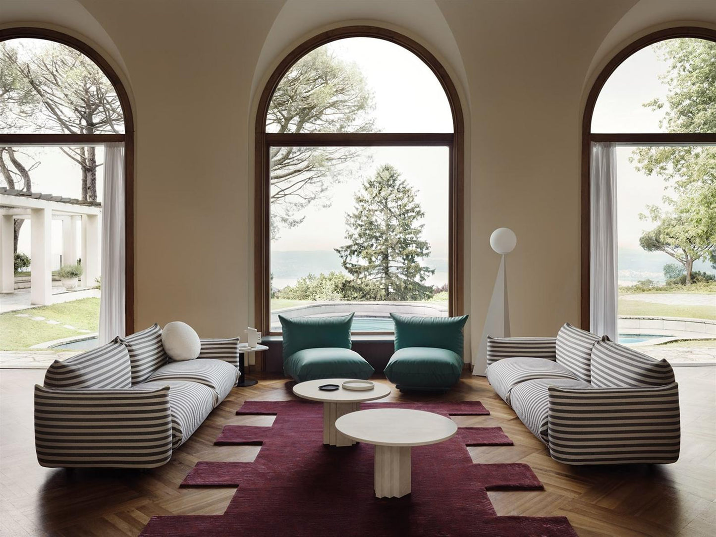 Marenco 2-Seat Fabric Sofa designed by Mario Marenco