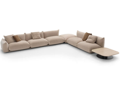 Marenco Beige Upholstered Sectional Sofa