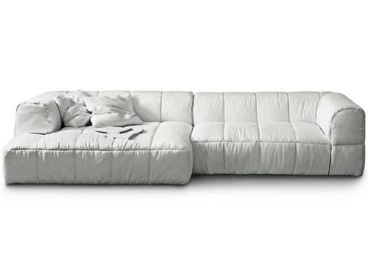 Strips Upholstered Sectional Sofa