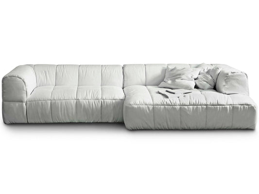 Strips Upholstered Sectional Sofa