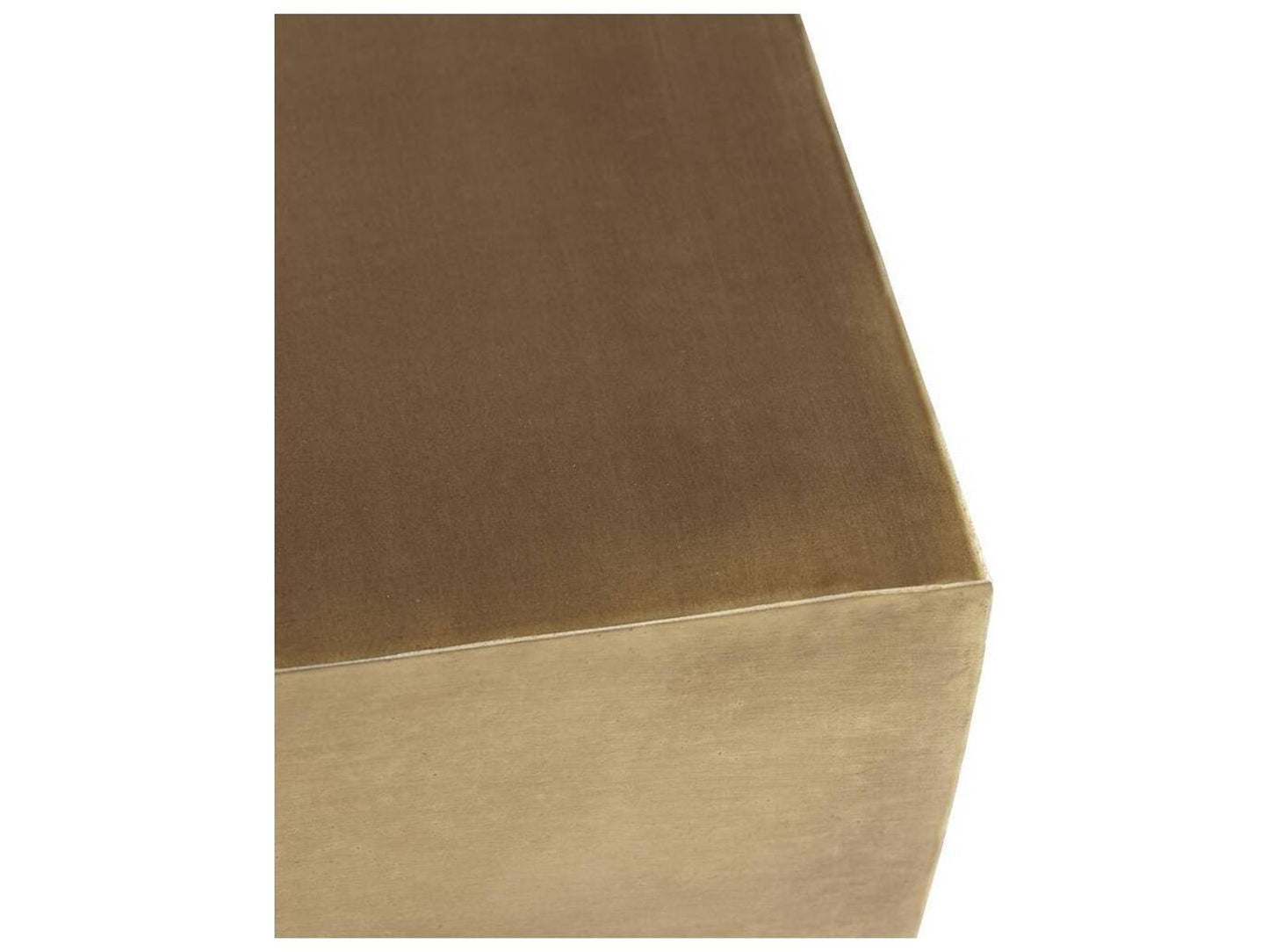 Rectangular Metal Antique Brass Caroline Coffee Table
