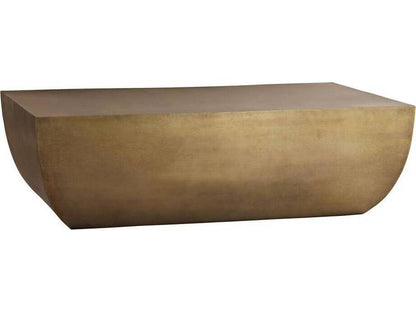 Rectangular Metal Antique Brass Caroline Coffee Table