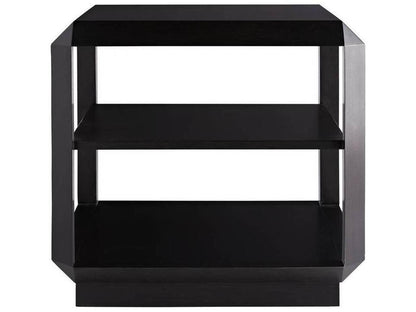 Dani Side Table in Ebony Walnut Wood