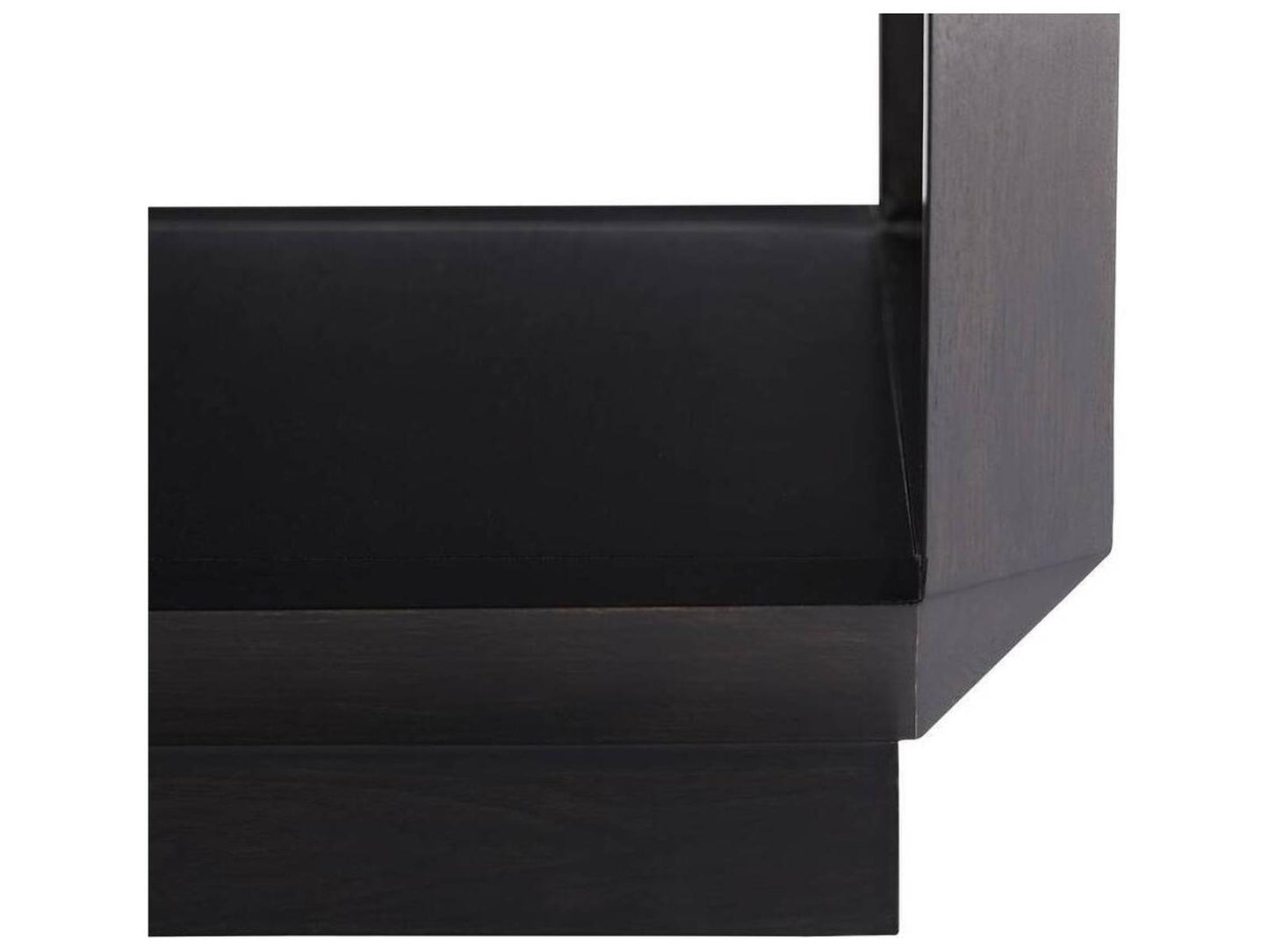 Dani Side Table in Ebony Walnut Wood