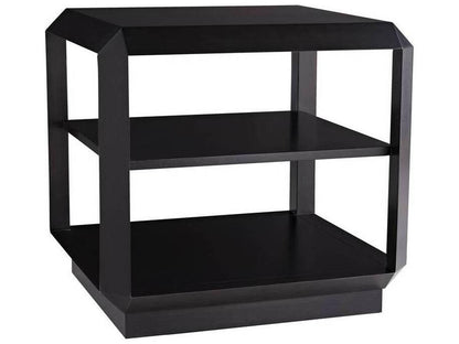 Dani Side Table in Ebony Walnut Wood