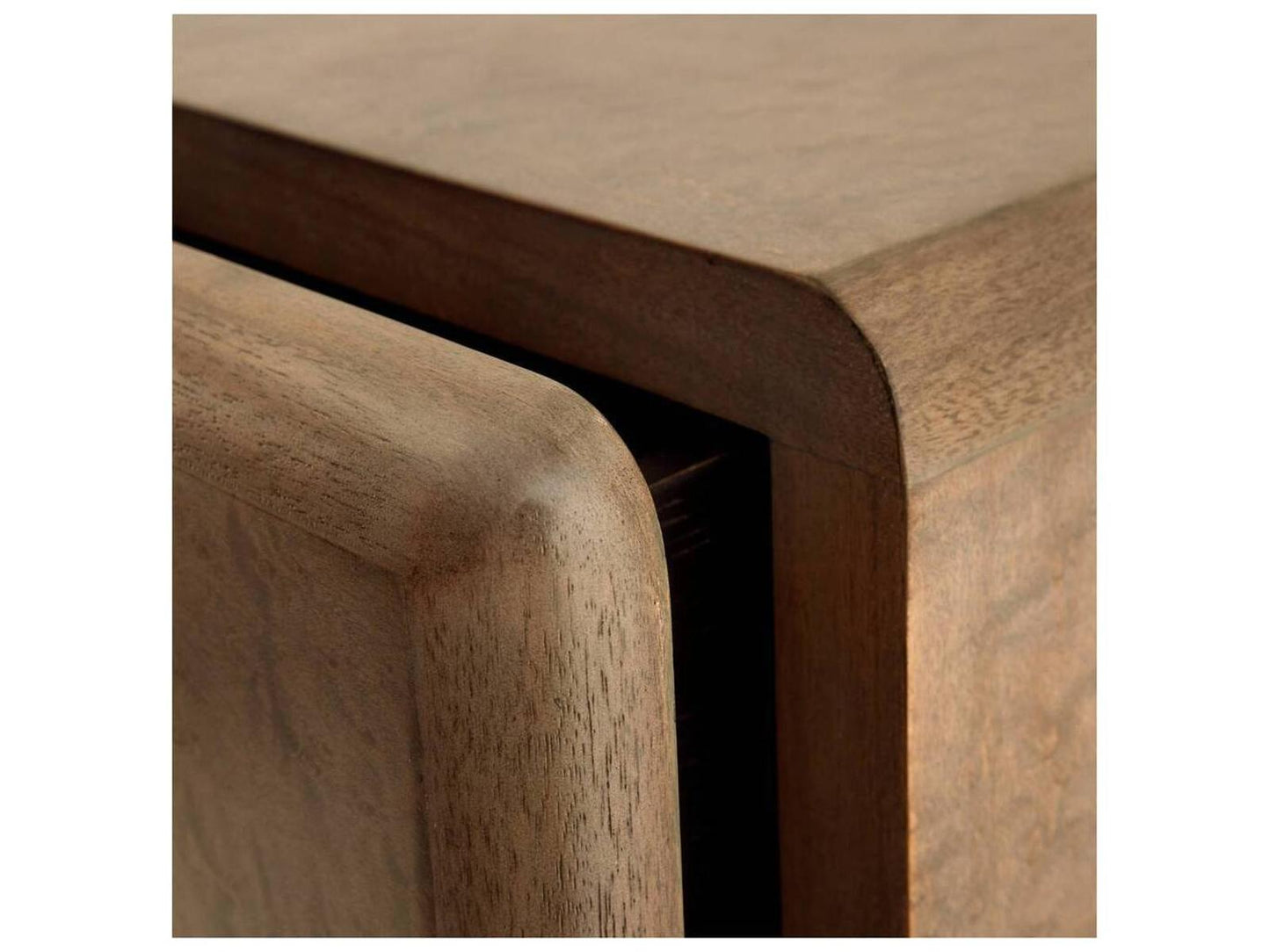 Norm Console Table in Armor Burl Oak Veneer