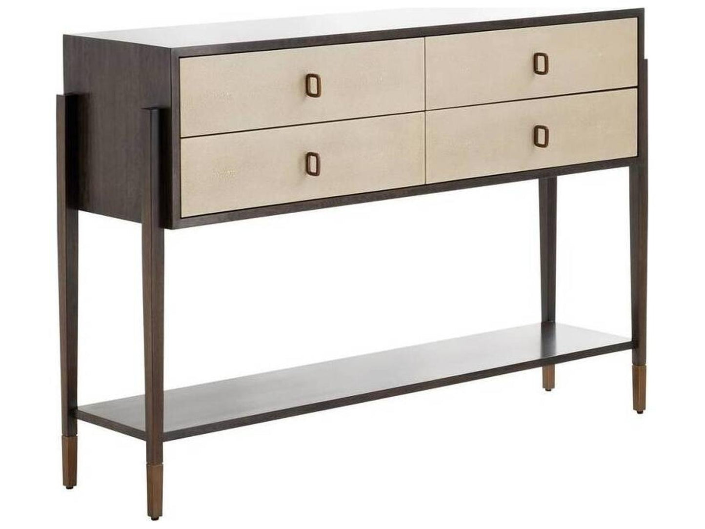 Nora Console Table in Brindle Eucalyptus Veneer