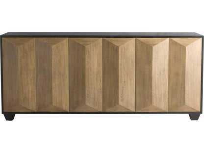 Arteriors Sapphire Chamois Gray Eucalyptus Veneer Credenza