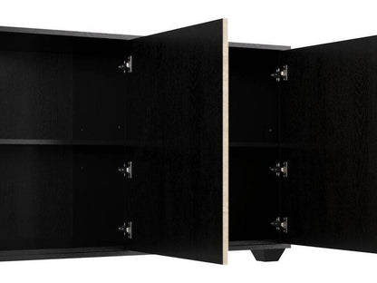 Arteriors Sapphire Chamois Gray Eucalyptus Veneer Credenza