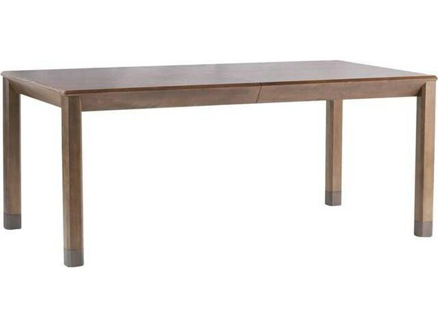 Springer Rectangle Dining Table in Tortoise Oak Veneer and Bronze