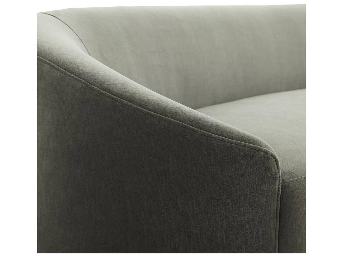 Turner 3-Seat Sharkskin Velvet Sofa