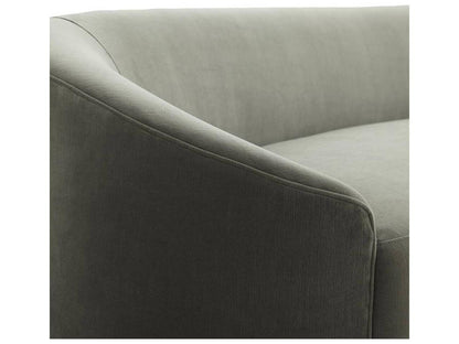 Turner 3-Seat Sharkskin Velvet Sofa