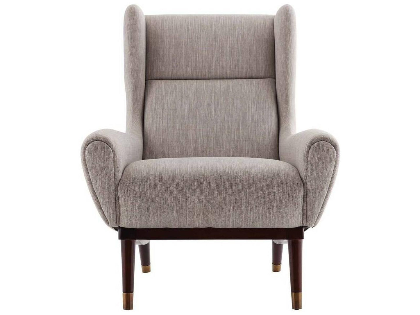 Ophelia Lounge Chair Fossil Tweed Dark Walnut