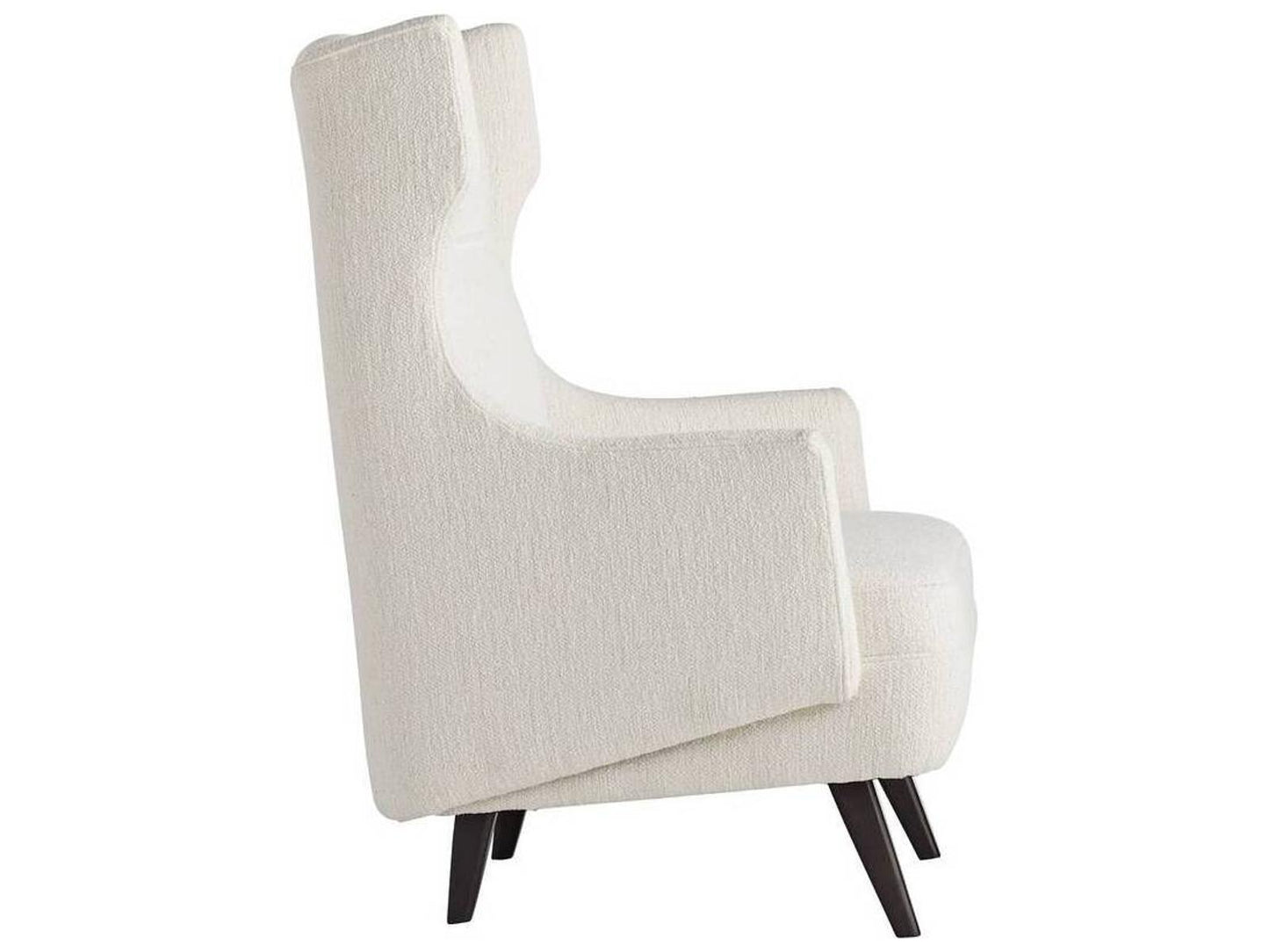 Budelli White Accent Chair