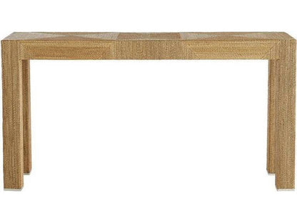 Palmetto Console Table in Natural Woven Rope
