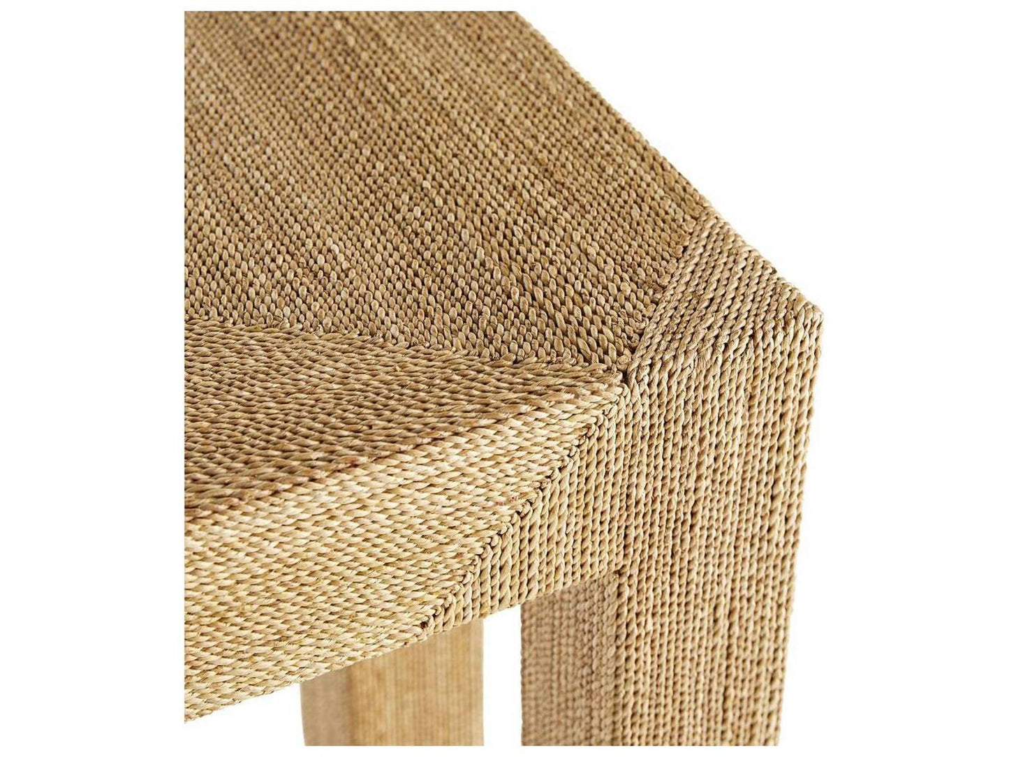 Palmetto Console Table in Natural Woven Rope