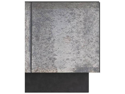 Antonia Square Coffee Table with Antiqued Mirror Finish